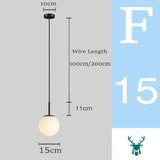 Hjemix | Mid-Century Moderne Glass Ball Pendel Lys