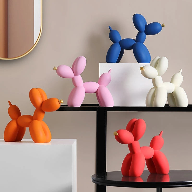 Hjemix | Luksuriøs Hjemmedekor, Ballonghund Dekorasjon, Kontorpult Tilbehør, Dyre Dekorasjon, Moderne Populær Kunst, Nordiske Statuer