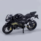 Hjemix | 1:18 Skala Yamaha R6 Legering Rulle Sportbike Figurer Diecasts Barn Leke Motorsykkel Racing Modell Replika Samlergave for Gutter