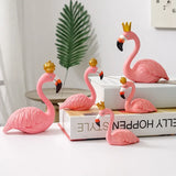 Hjemix | Nordisk Flamingo Figur Figur Statue Skulptur Stue Kontor Bryllup Fest Ornamenter Hjem Dekorasjon Tilbehør