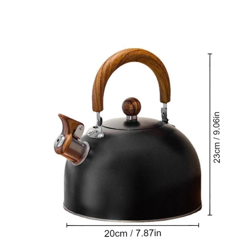 Hjemix | 1 stk 2.5/3 l liter kjele laget av rustfritt stål, tykkelse kjele, gass induksjonskomfyr, universell kjele, kjele