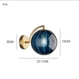 Hjemix | Fargerik Glass Moderne Vegglampe