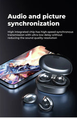 Hjemix | Super Lett Benledning Bluetooth Trådløse Sports Ørepropper Hodetelefoner