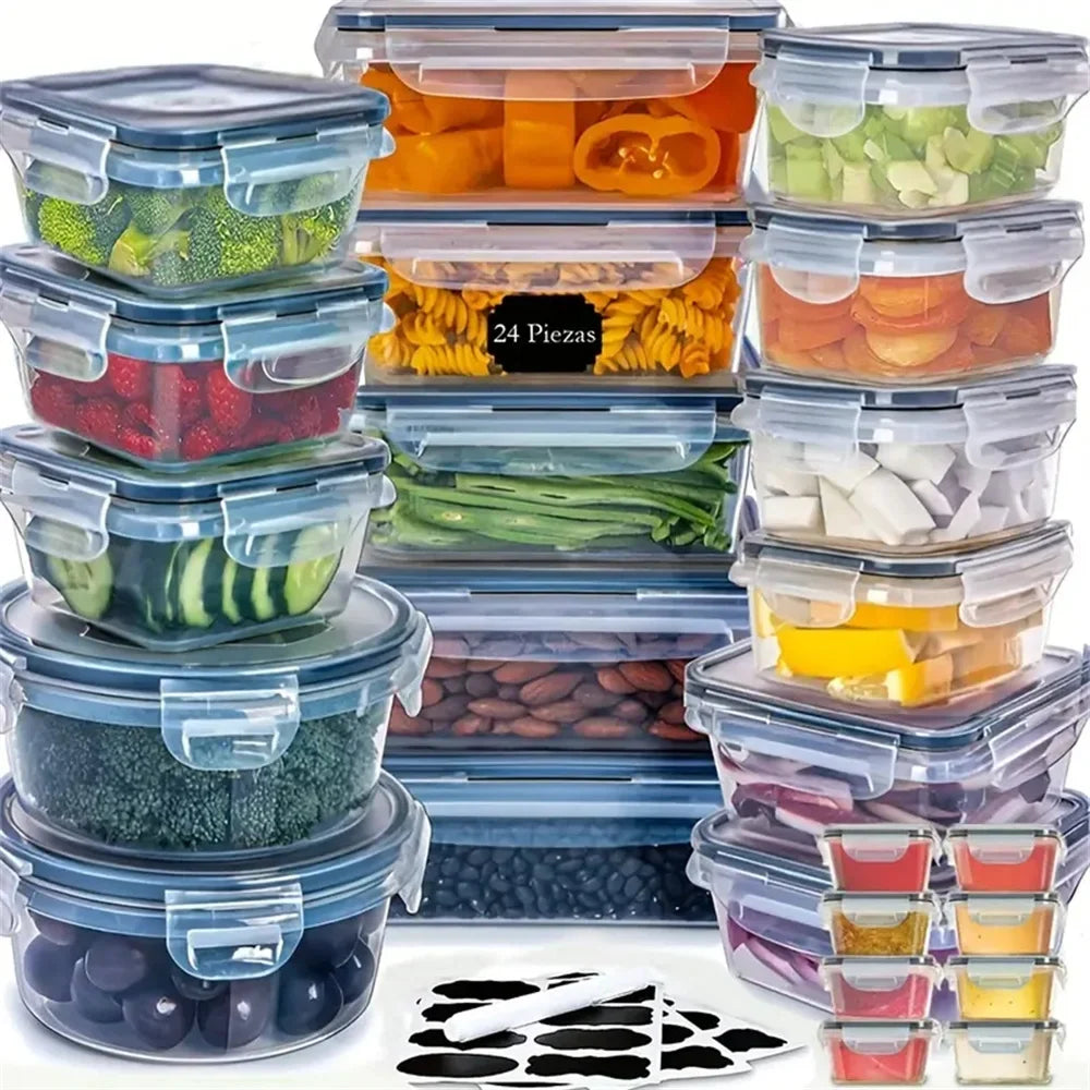 Hjemix | 12-delt Matbeholder Sett - FoodSaver