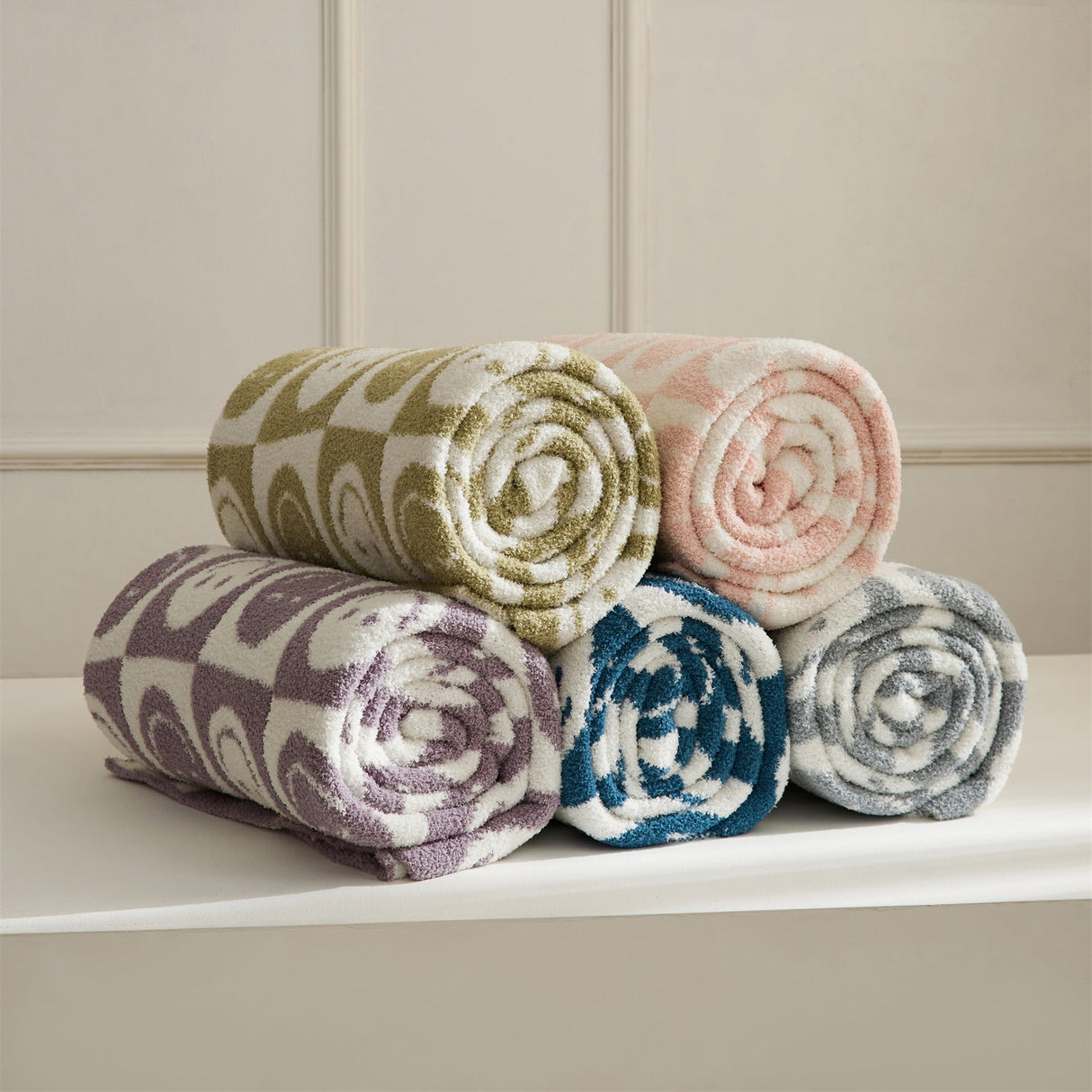 Hjemix | Smiley Rutet Teppe