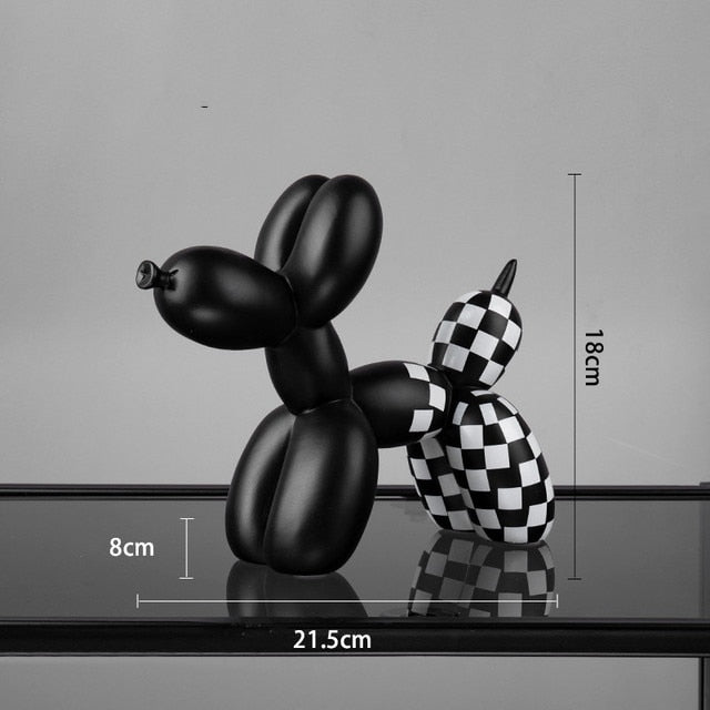 Hjemix | Luksuriøs Hjemmedekor, Ballonghund Dekorasjon, Kontorpult Tilbehør, Dyre Dekorasjon, Moderne Populær Kunst, Nordiske Statuer
