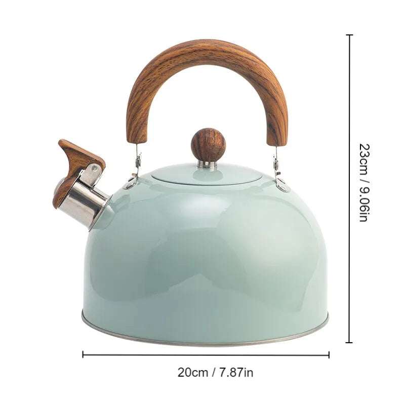 Hjemix | 1 stk 2.5/3 l liter kjele laget av rustfritt stål, tykkelse kjele, gass induksjonskomfyr, universell kjele, kjele