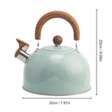 Hjemix | 1 stk 2.5/3 l liter kjele laget av rustfritt stål, tykkelse kjele, gass induksjonskomfyr, universell kjele, kjele