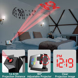 Hjemix | LED Digital Prosjektor Vekkerklokke