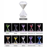 Hjemix | 5–60 Minutters diamant sandglass, sandglass, sandglass, barnegave, sandglass, hjemmeinnredning, tilgjengelig i flere fargealternativer
