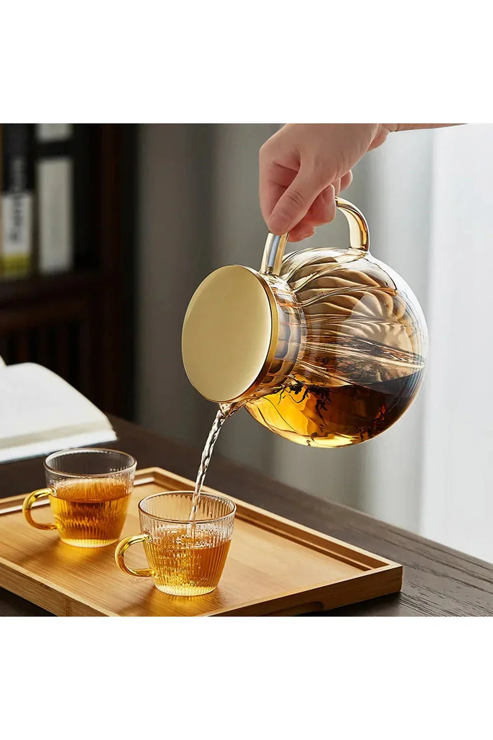 Hjemix | Glass Teapot Infuser Set
