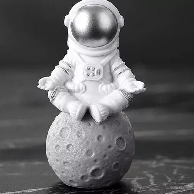 Hjemix | Harpiks Astronaut Figur Statue Rom Reisende Skulptur Utdanningsleketøy Skrivebordsdekorasjon Astronaut Modell For Barn Gave