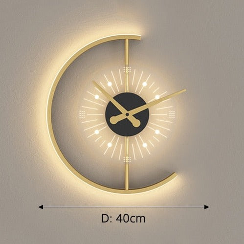 Hjemix | Moderne minimalistisk LED klokke
