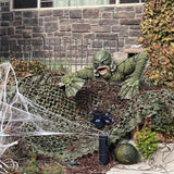 Hjemix | Kreatur The Black Lagoon Grip skulpturer Figur Hagebygging Utendørs ornamenter Monster statue Mann Halloween dekorasjon