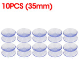 Hjemix | 5/20PCS Dobbelt-sidede plast sugekopper - Rutsjesikre klare vakuumsugere for glass, bilvinduer, bordplater, DIY såpeholder