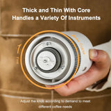 Hjemix | Elektrisk Kaffekvern Type C USB Lading Profesjonell Keramisk Kvernkjerne Kaffebønner Kvern Bærbar Kaffemaskin Tilbehør