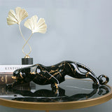 Hjemix | Elegant Jaguar Steinskulptør