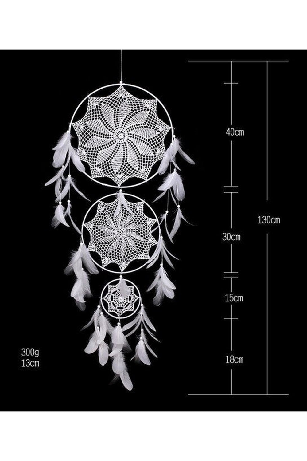 Hjemix | Stort Drømmefanger Dekorativt Stykke