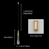 Hjemix | Krystall LED Pendellamper: Perfekt for soverom, spisestuer, bar - Vanndråpe Krone, trappen lampe for innredning