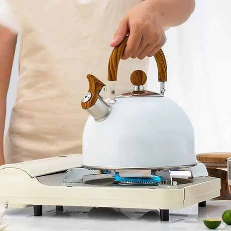 Hjemix | 1 stk 2.5/3 l liter kjele laget av rustfritt stål, tykkelse kjele, gass induksjonskomfyr, universell kjele, kjele