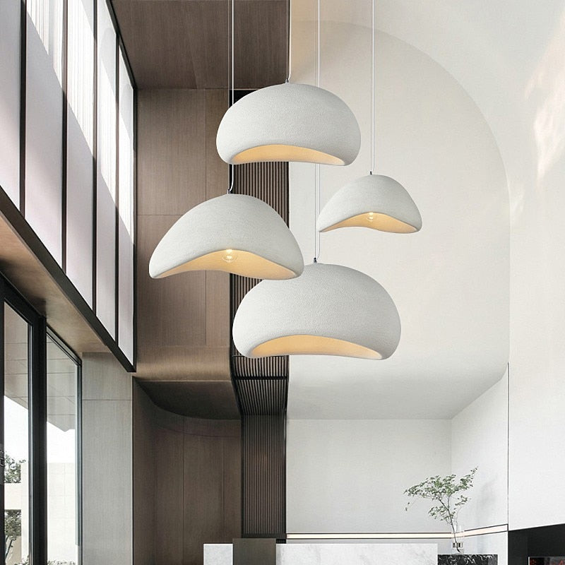 Hjemix | Japansk Wabi-Sabi Modern Minimalist Spisestue Kromelys Stue & Soverom Bar Hengende Dekorasjon Lampe