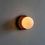 Hjemix | Nereo - Minimalist Farget Mini Glass Nordisk Vegglampe