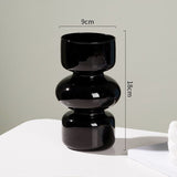 Hjemix | Glass Dyre Vase - Flerfarget