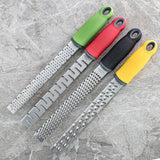 Hjemix | Sitron Zester & Ost Reibe - Multifunksjonelt Kjøkkenverktøy for Parmesanost, Sitron, Ingefær, Hvitløk, Muskatnøtt, Sjokolade, Grønnsaker, Frukt