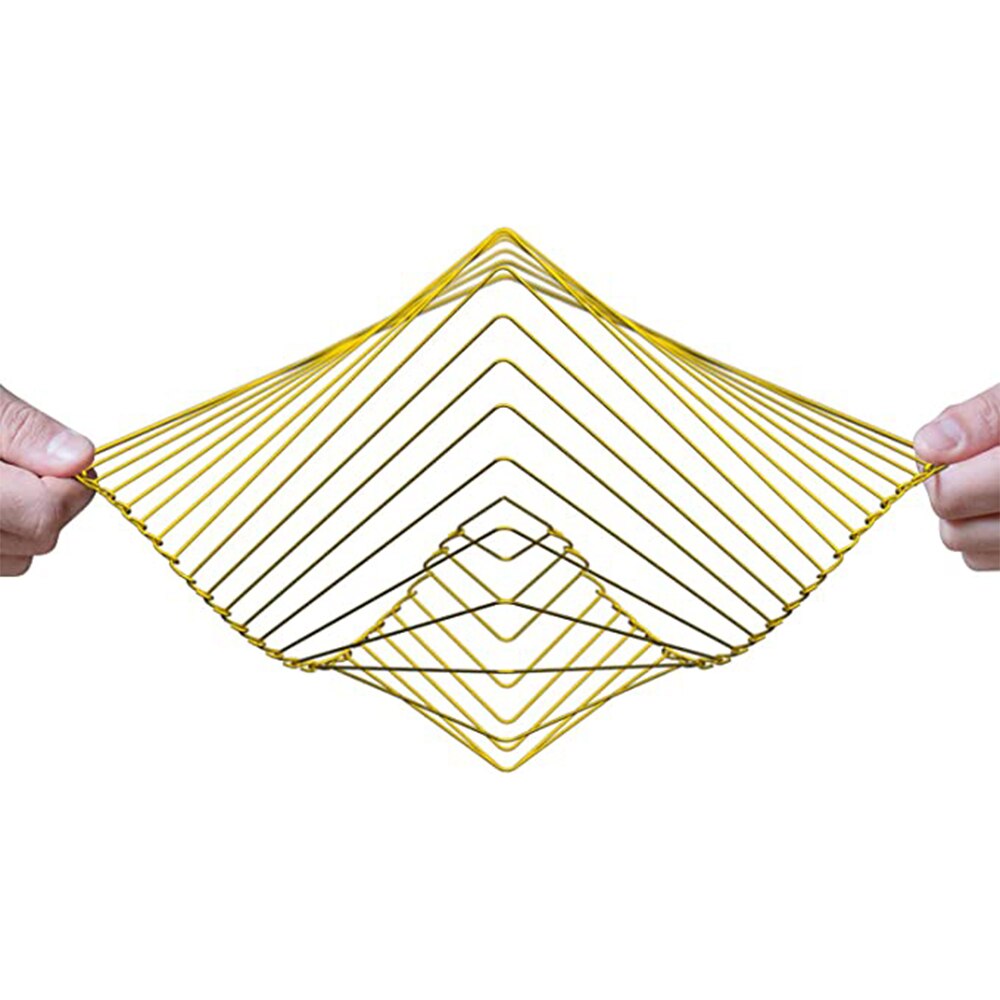 Hjemix | Dream Atellani Square Wave Spin for å avlaste magiske vindklokker for oppheng utendørs som solfangere for hagedekorasjon