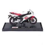 Hjemix | 1:18 Skala Yamaha R6 Legering Rulle Sportbike Figurer Diecasts Barn Leke Motorsykkel Racing Modell Replika Samlergave for Gutter