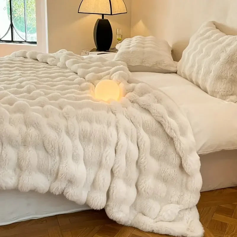Hjemix | PlushCozy | Faux Fur Vinterteppe