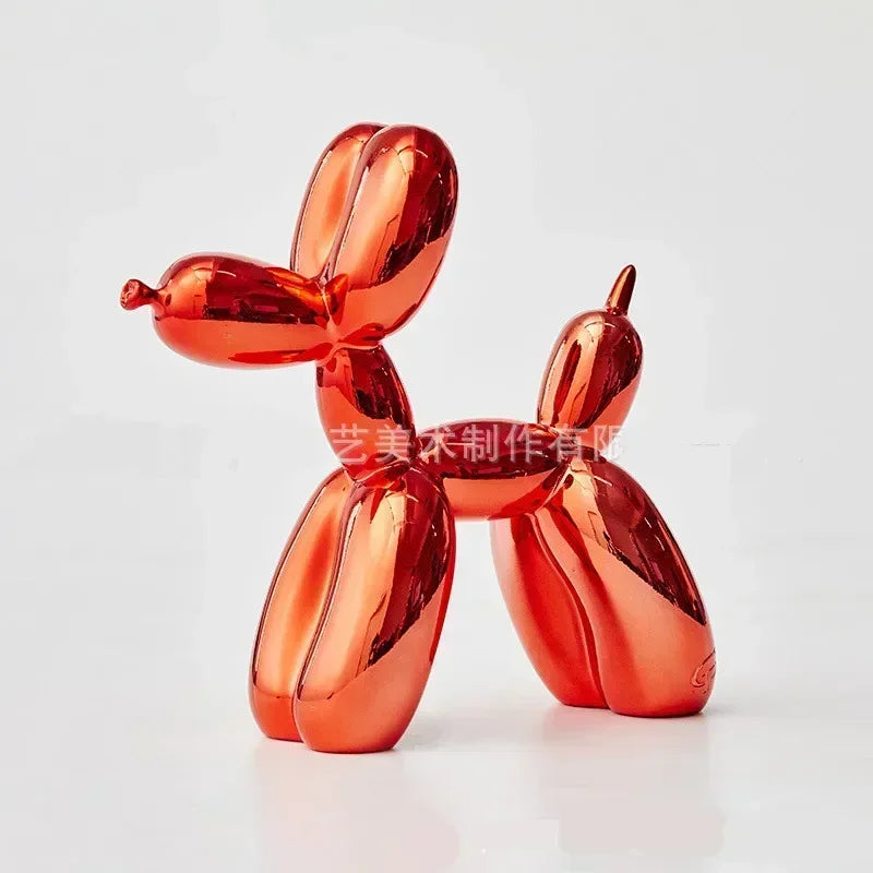 Hjemix | Nordisk Ballonghund Skulptur Harpiks Dyreskulptur Kunst Skulpturer og Figurer Håndverk Hjem Innredning Rom Desktop Tilbehør