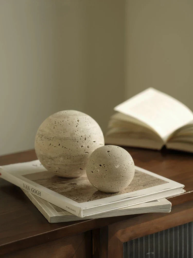 Hjemix | Naturlig Stein Marmor Dekorativ Ball