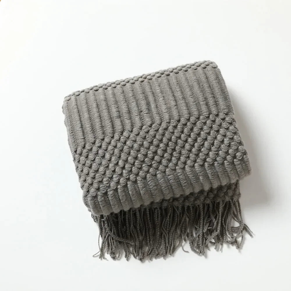 Hjemix | Nordic Style Dick Strikket Teppe