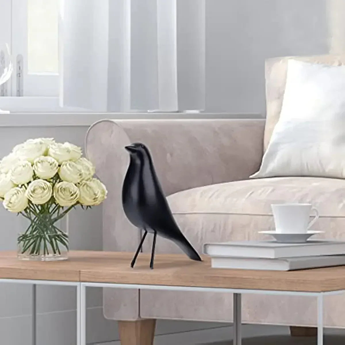 Hjemix | Moderne Fuglestatue laget av Resin