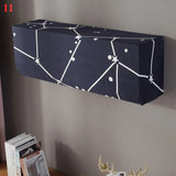 Hjemix | Polar Fleece Klimaanlegg dekning: Veggmontert anti-støv beskyttelse, lett å rengjøre polyester AC dekning for husholdningsbruk