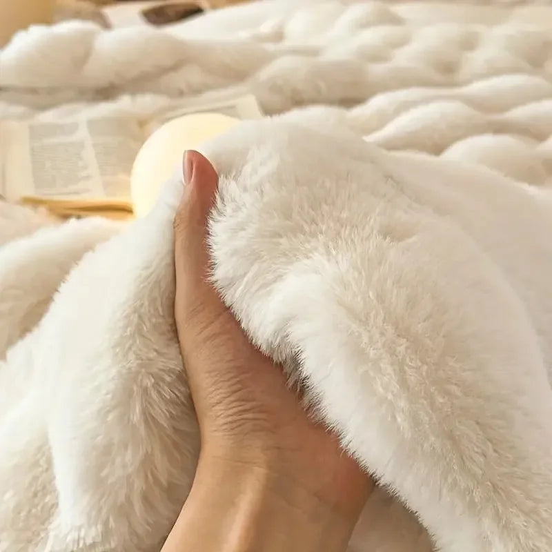 Hjemix | PlushCozy | Faux Fur Vinterteppe