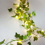 Hjemix | Kunstige vinplanter med LED-lamper for oppheng