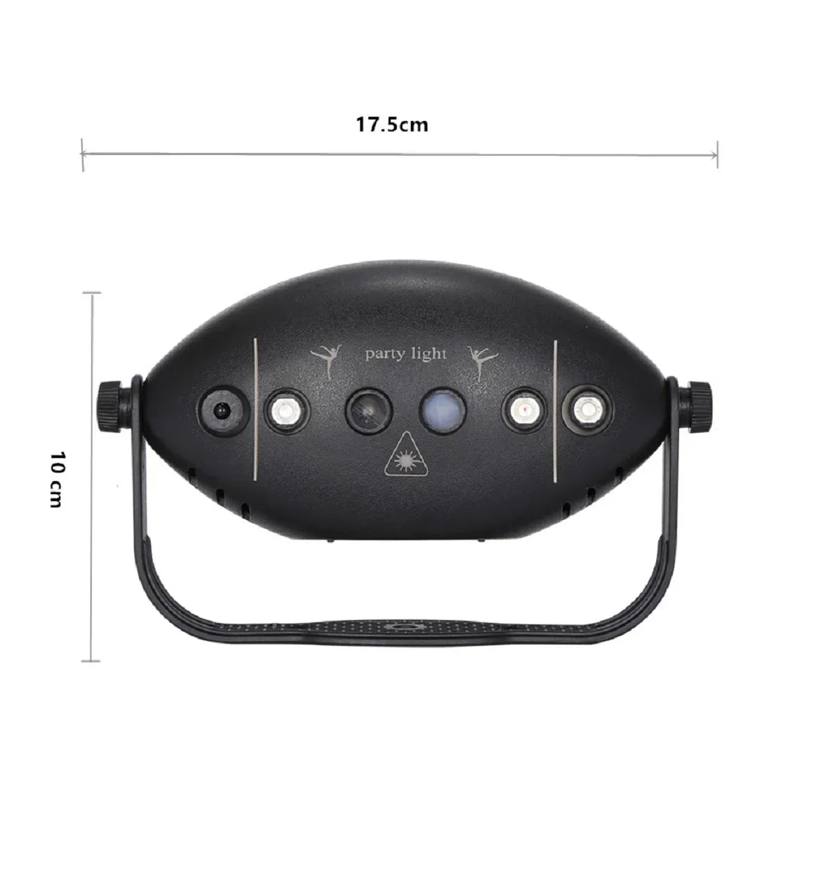 Hjemix | RGB Disco Lys Scene DJ Fest Laser Projektor - Strobelys Klubb Hjem Ferie Dekorasjon Lampe for Feststemning