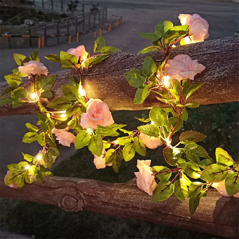 Hjemix | Kunstige vinplanter med LED-lamper for oppheng