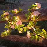 Hjemix | Kunstige vinplanter med LED-lamper for oppheng