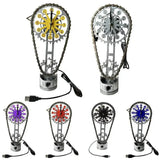 Hjemix | Urkedje med bevegelse - Stille roterende bordklokke