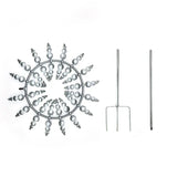 Hjemix | Unik solcelledrevet kinetisk metall vindmølle spinner - Magiske vind samlere for patio, hage, plen utendørs dekorasjon