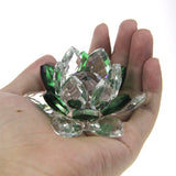 Hjemix | Crystal Lotus Flower Craft Glass Paperweight Home Decoration Ornaments Figures Home Wedding Party Decor Gifts Souvenir