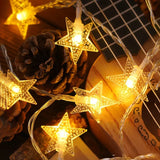 Hjemix | Starlight LED Lyskæde: Ideel til indendørs dekoration, udendørs camping og telt-atmosfære