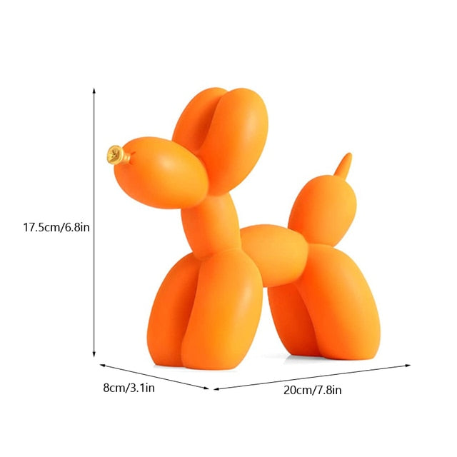 Hjemix | Luksuriøs hjemmedekor, ballonghund dekorasjon, kontorbordtilbehør, dyre dekor, moderne populær kunst, nordiske statuer