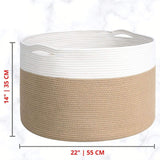 Hjemix | Stor Tau Tak Oppbevaringskurv