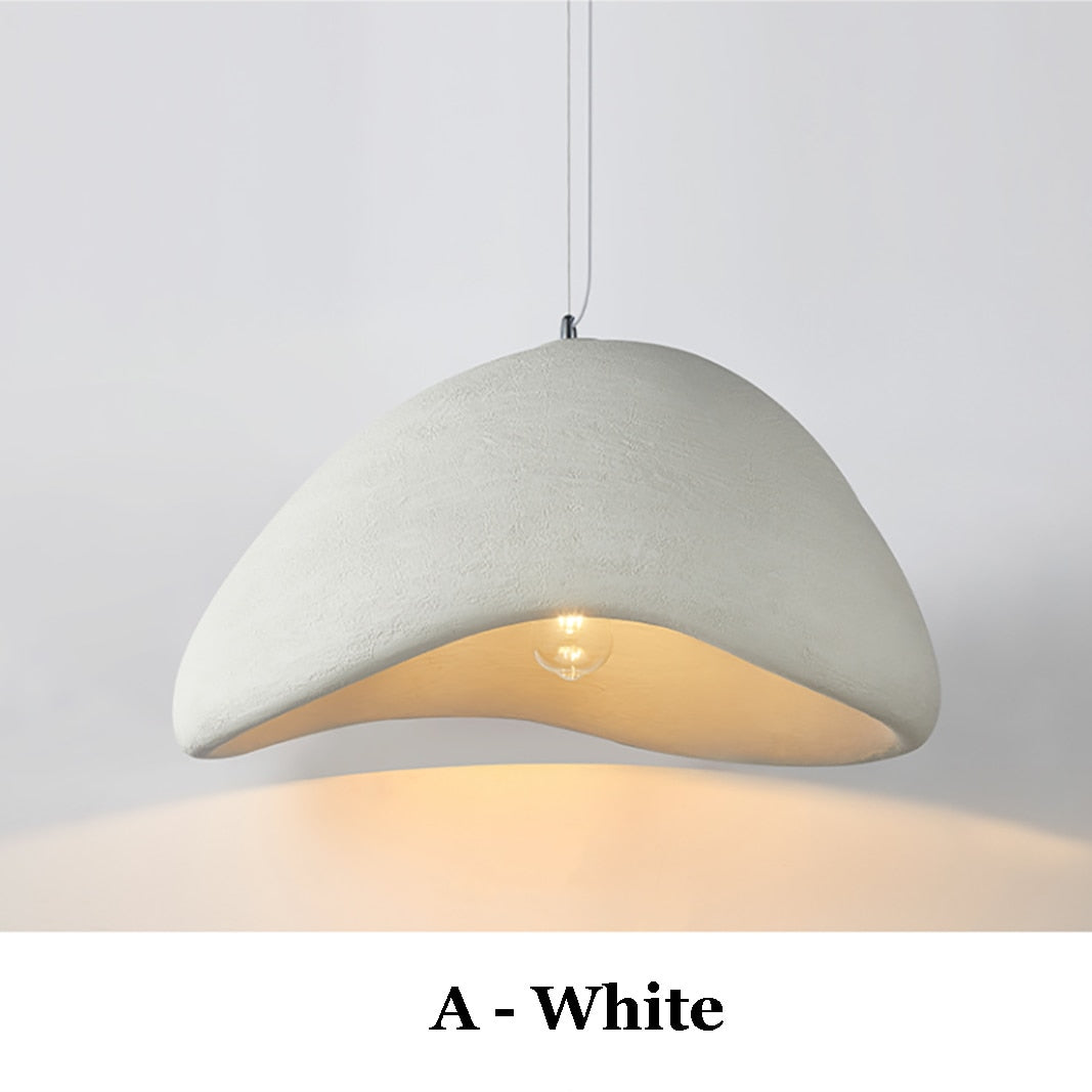 Hjemix | Japansk Wabi-Sabi Modern Minimalist Spisestue Kromelys Stue & Soverom Bar Hengende Dekorasjon Lampe