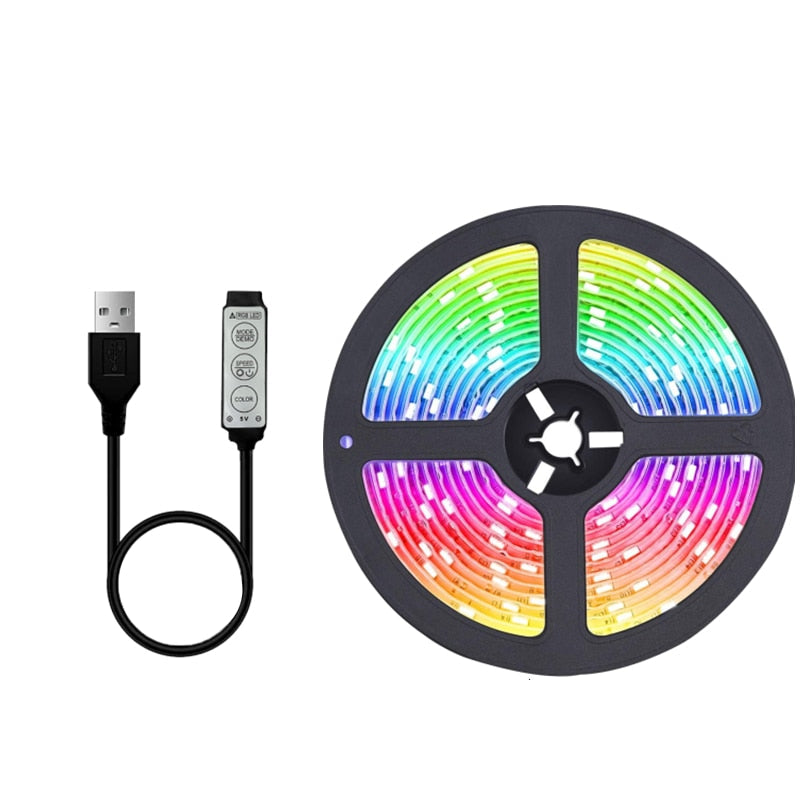 Hjemix | 1M-20M RGB LED Lysstripe 5V LED