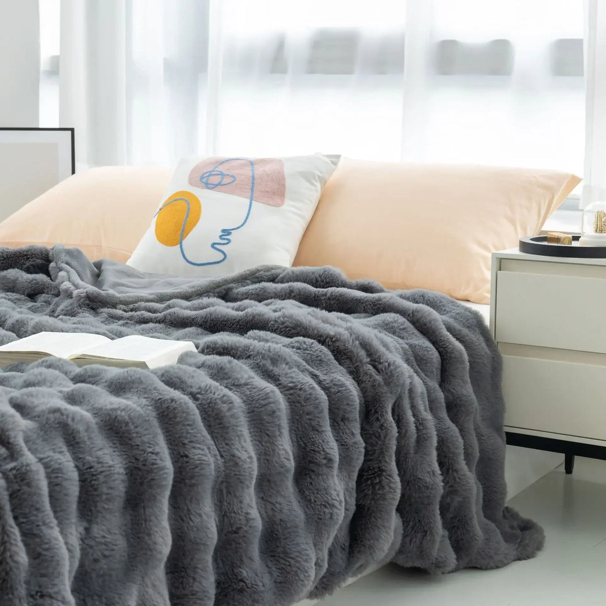 Hjemix | PlushCozy | Faux Fur Vinterteppe